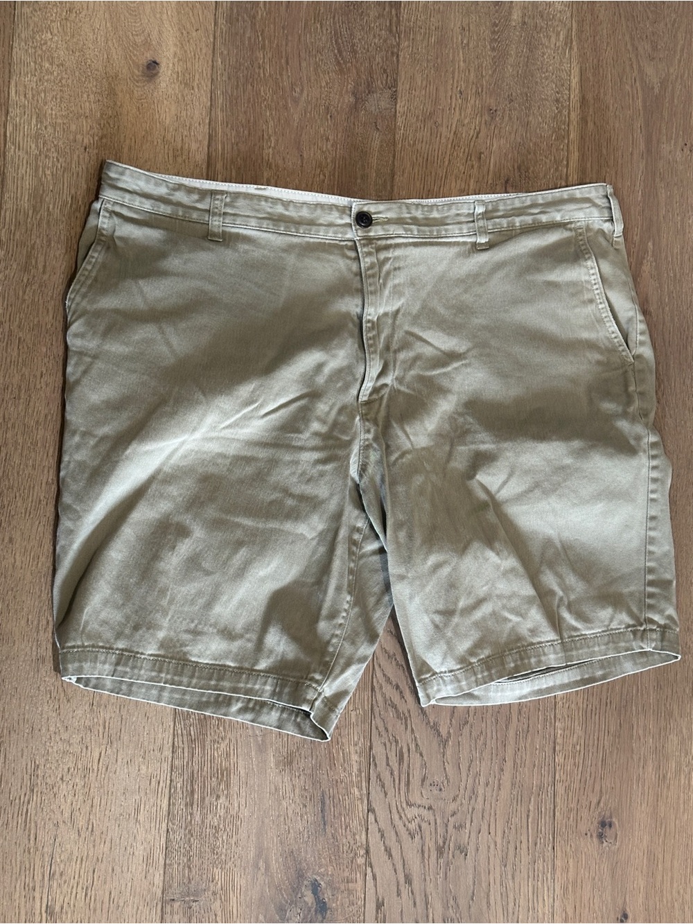 Dockers Flat Front Chino Shorts - Light Khaki